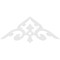 Ekena Millwork Pitch Whitman Architectural Grade PVC Gable Pediment, 72"W x 27"H x 1"P (9/12) GPP072X027X100WHI - alternate 4
